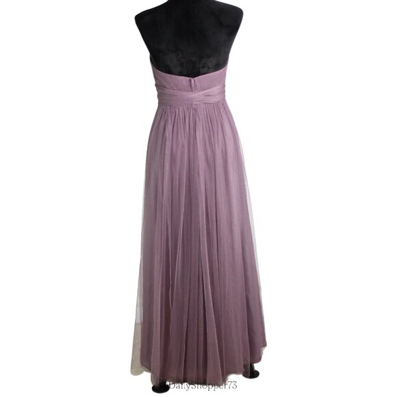 Jenny Yoo Annabelle Convertible Sweetheart A-Line Tulle Dress - Soft Plum Purple - Picture 5 of 7